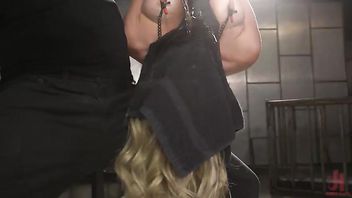 All Natural Blonde Babe Lisey Sweet Ass-Fucked and Abused in Bondage