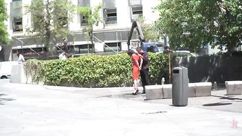 Walk of Shame Slut Lilyan Red, Disgraced, Humiliated, Fucked in Public